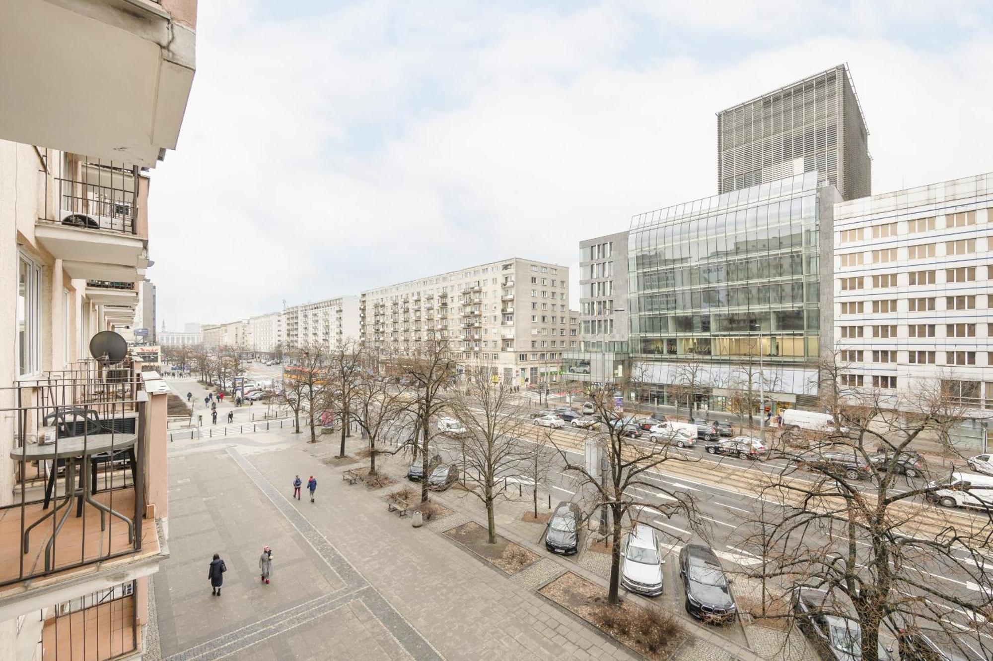 Marszalkowska Stylish With Balcony Center By Renters Lägenhet