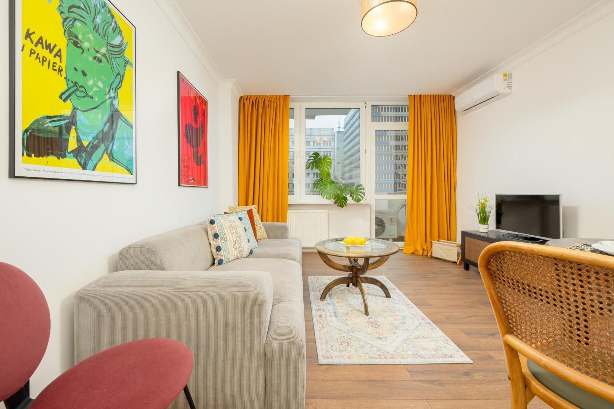 Lägenhet Marszalkowska Stylish With Balcony Center By Renters